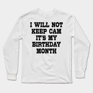 November Birthday Quote Long Sleeve T-Shirt